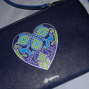 Brighton Shoulder Heart Mini Bag Blue